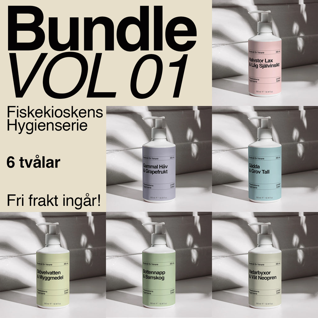 Fiskekiosken Hygienserie: Vol 01 (6 tvålar)